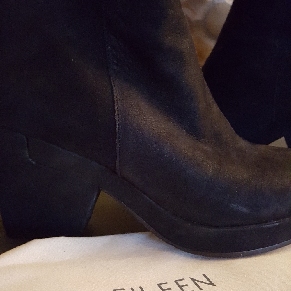 Eileen Fisher sued booties 9